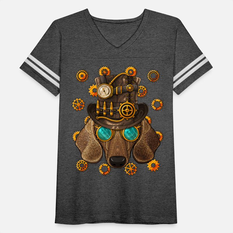Steampunk Dachshund Medieval Victorian Steam Power