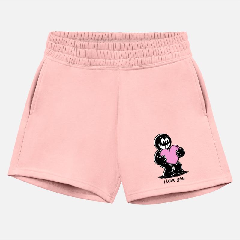 Stick Figure with Heart I LOVE YOU