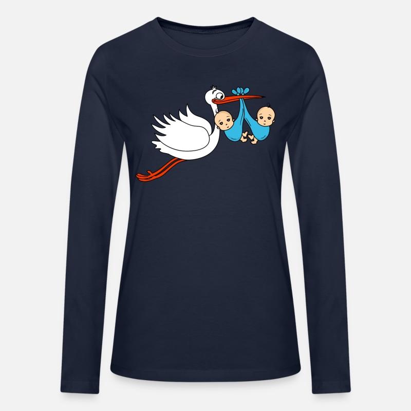 Stork Twins Baby Babies Boys Pregnancy Sons