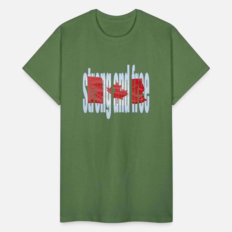 Strong and Free (transparent blue)