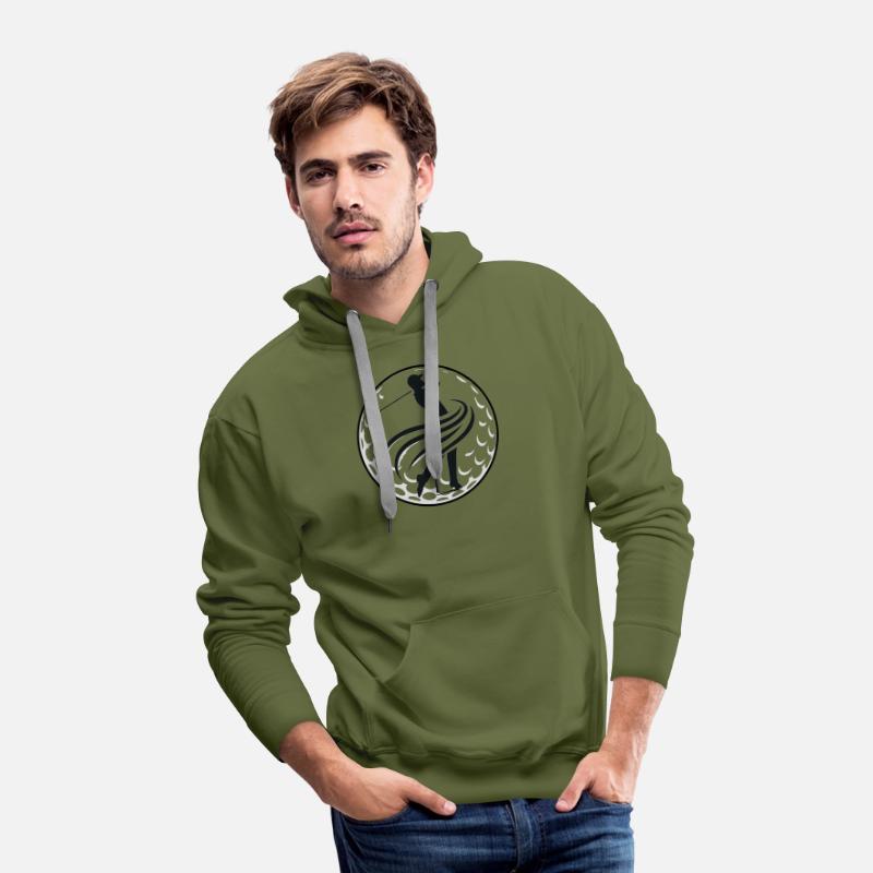 Stylish Golfer Silhouette