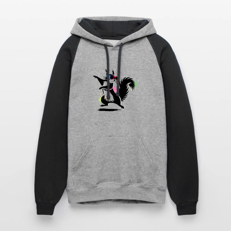 Stylish Squirrel with Sunglasses Stencil