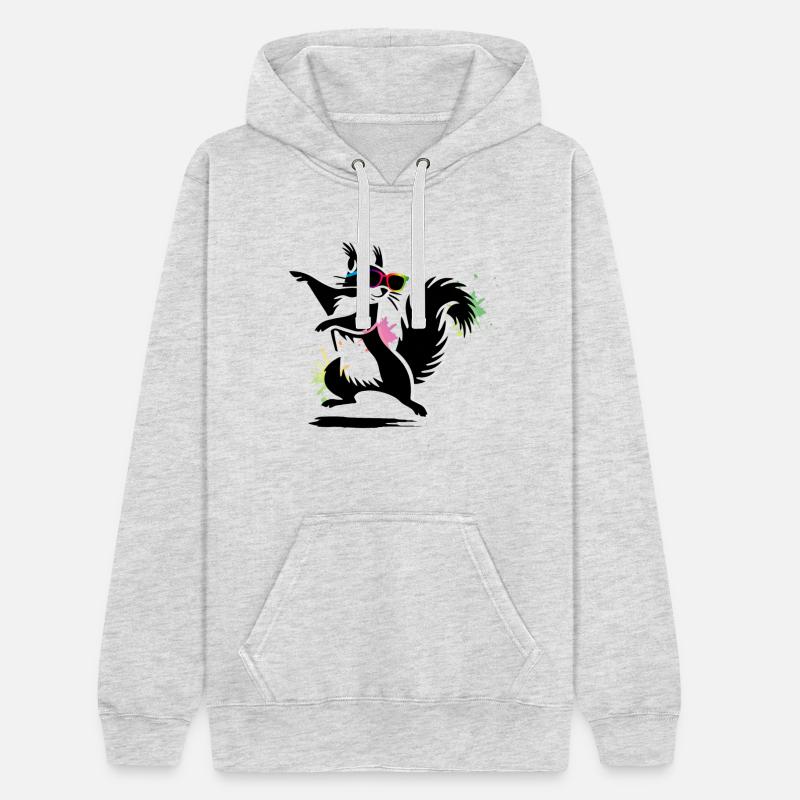 Stylish Squirrel with Sunglasses Stencil