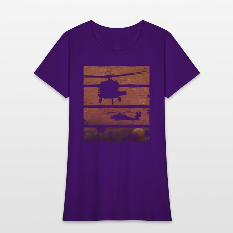 Sunset Dustoff Uh-60 Blackhawk Medevac Helicopter