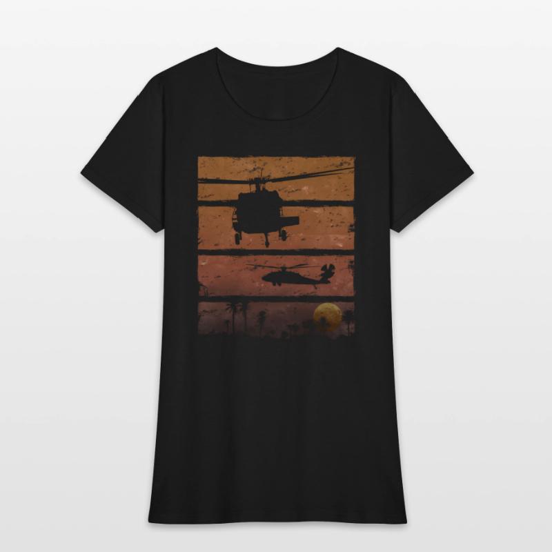 Sunset Dustoff Uh-60 Blackhawk Medevac Helicopter