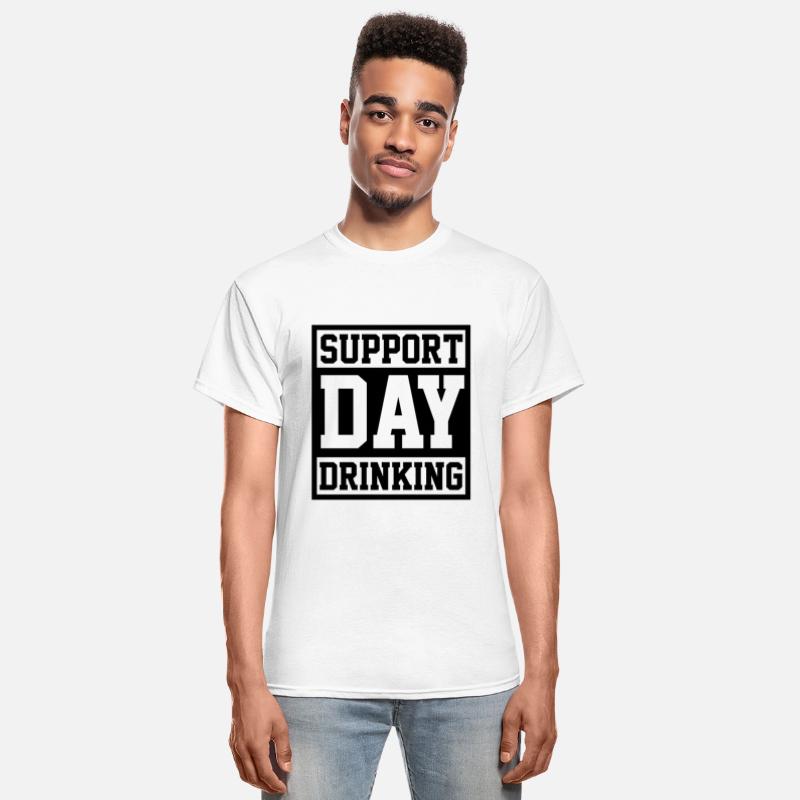 Support Day Drinking Tee Funny Drunk Weekend Vibe