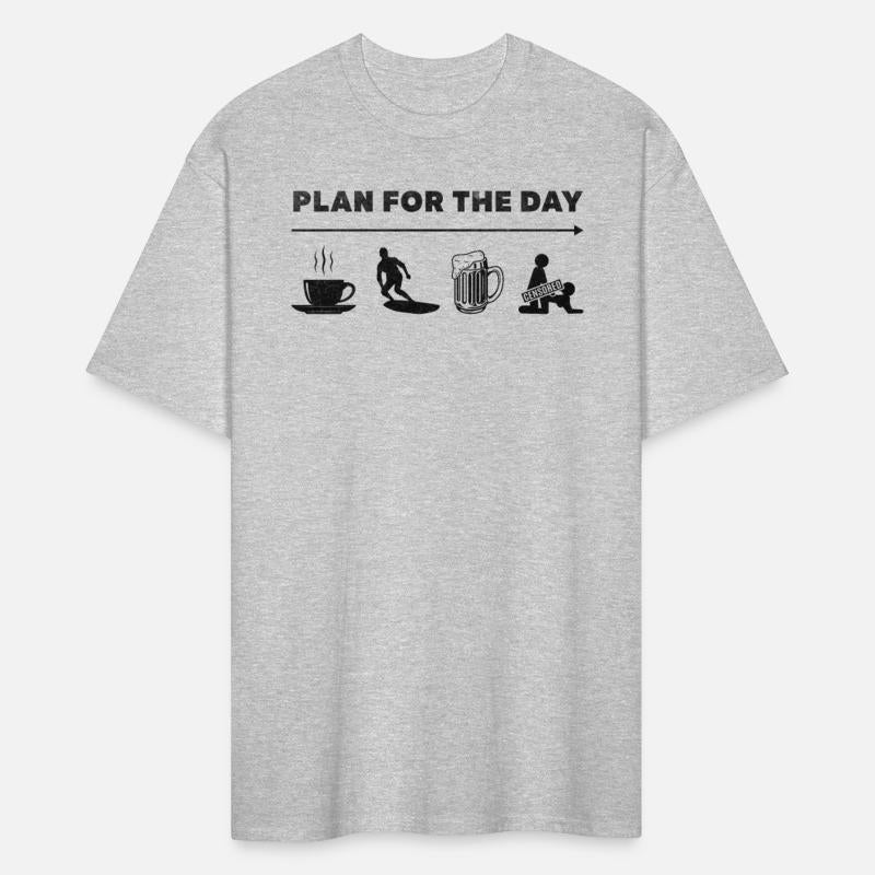 Surfer Plan For The Day Surfing