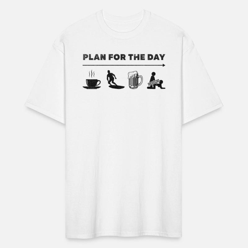 Surfer Plan For The Day Surfing