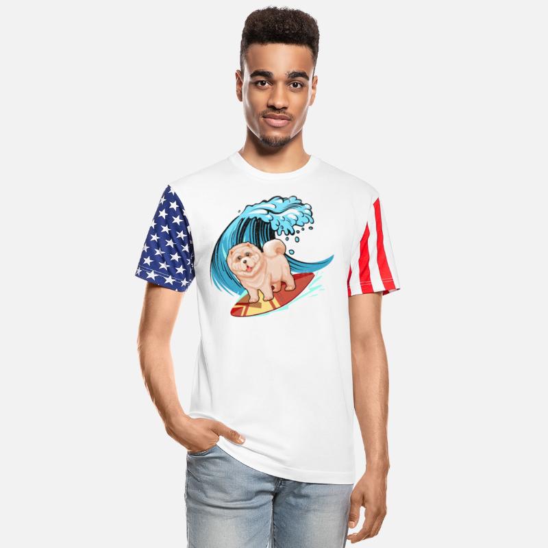 Surfing Dog Surfer - Water Surfer Dog