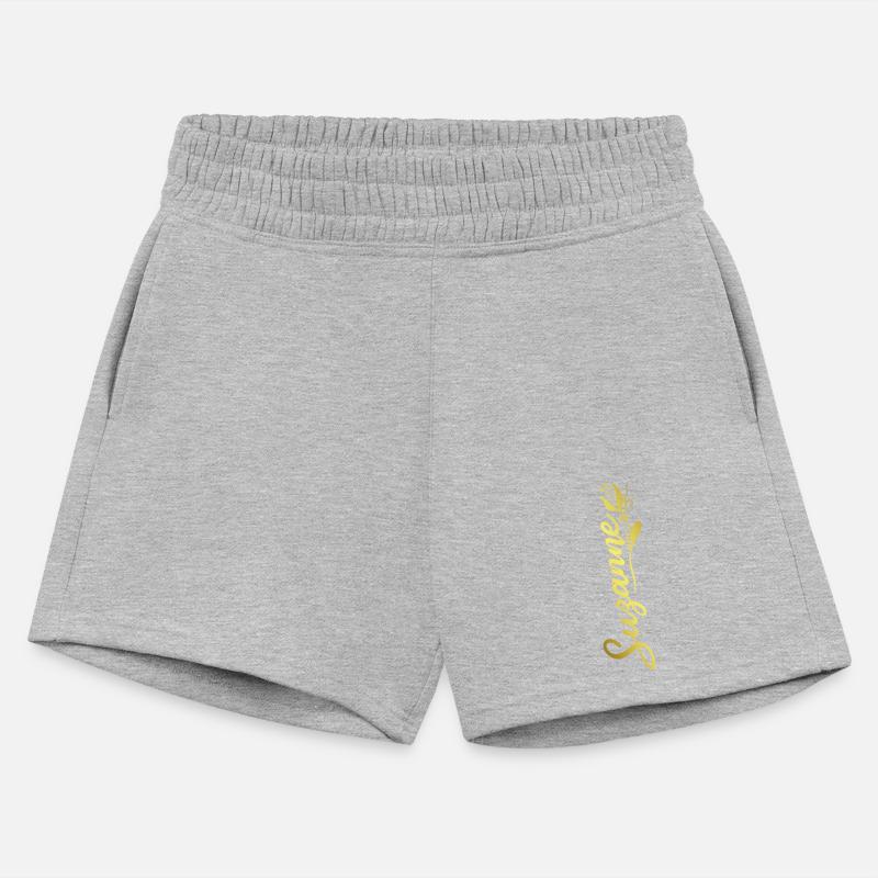 Suzanne Name Faux Gold Tulip Flourish