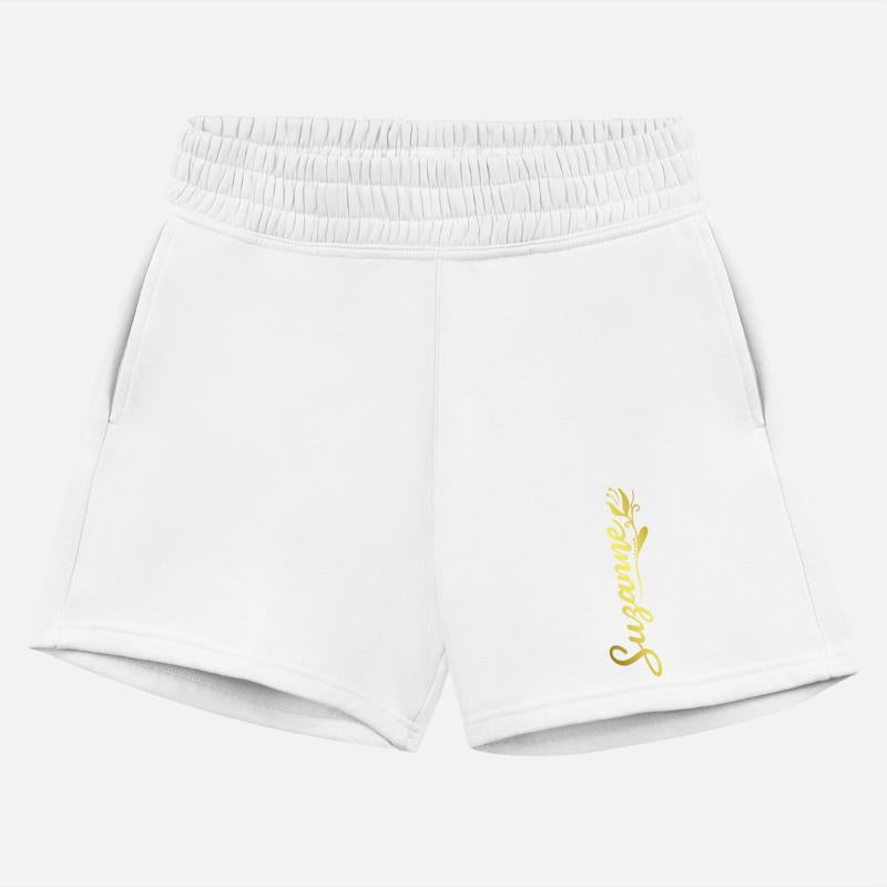 Suzanne Name Faux Gold Tulip Flourish