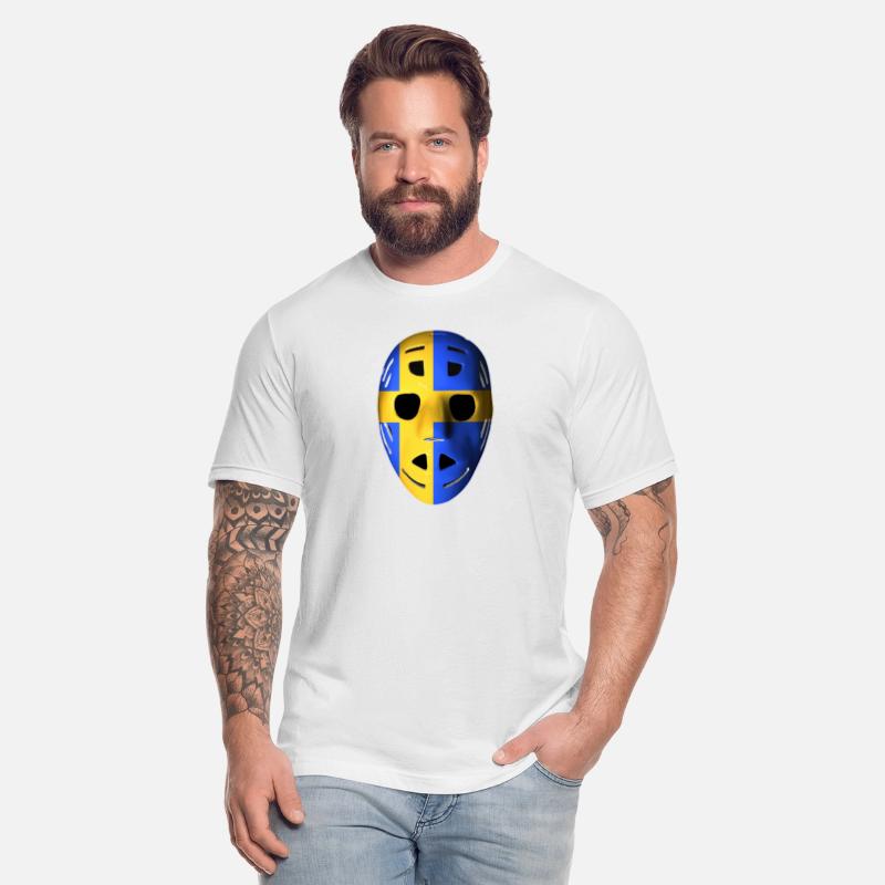 Sweden Vintage Hockey Goalie Mask Print