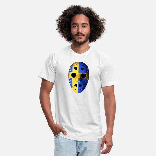 Sweden Vintage Hockey Goalie Mask Print