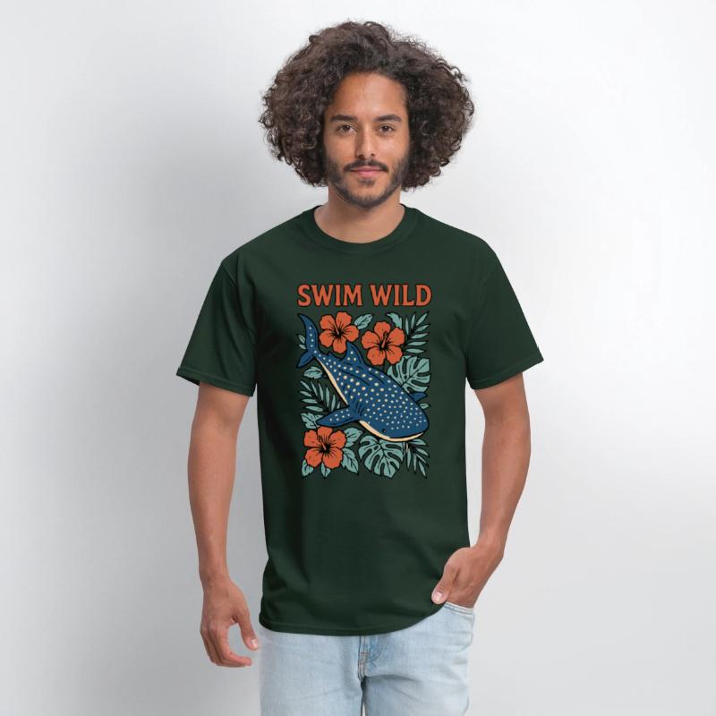 Swim Wild | Tropical Whale Shark Design