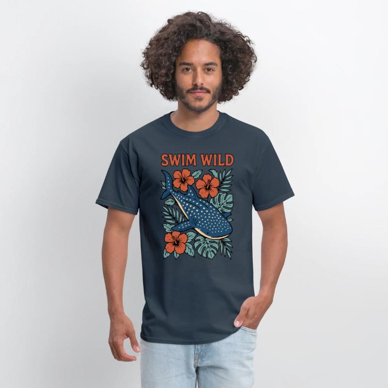 Swim Wild | Tropical Whale Shark Design