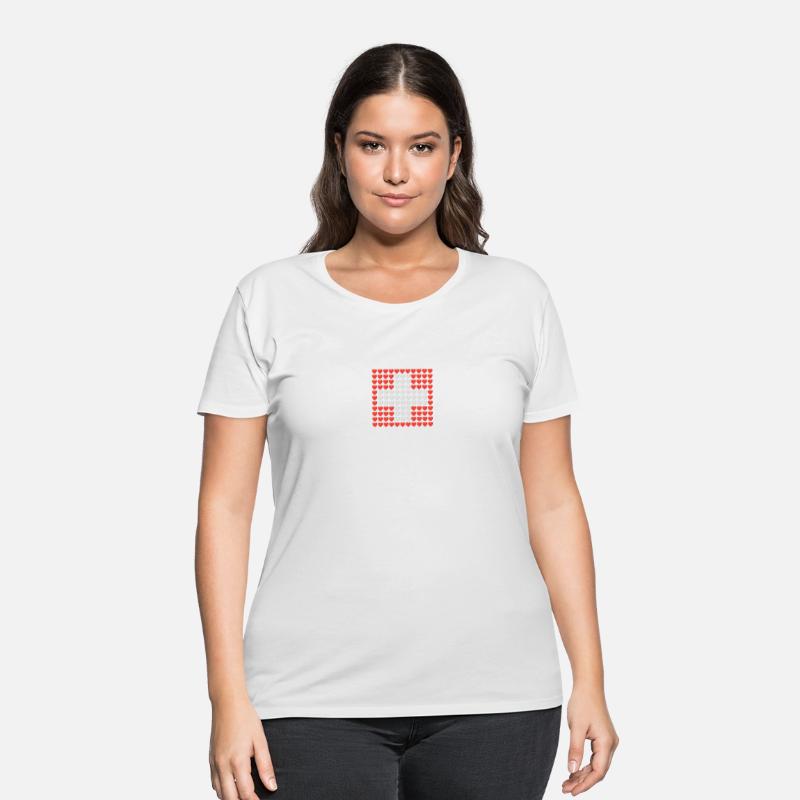 Switzerland HEARTS Flag