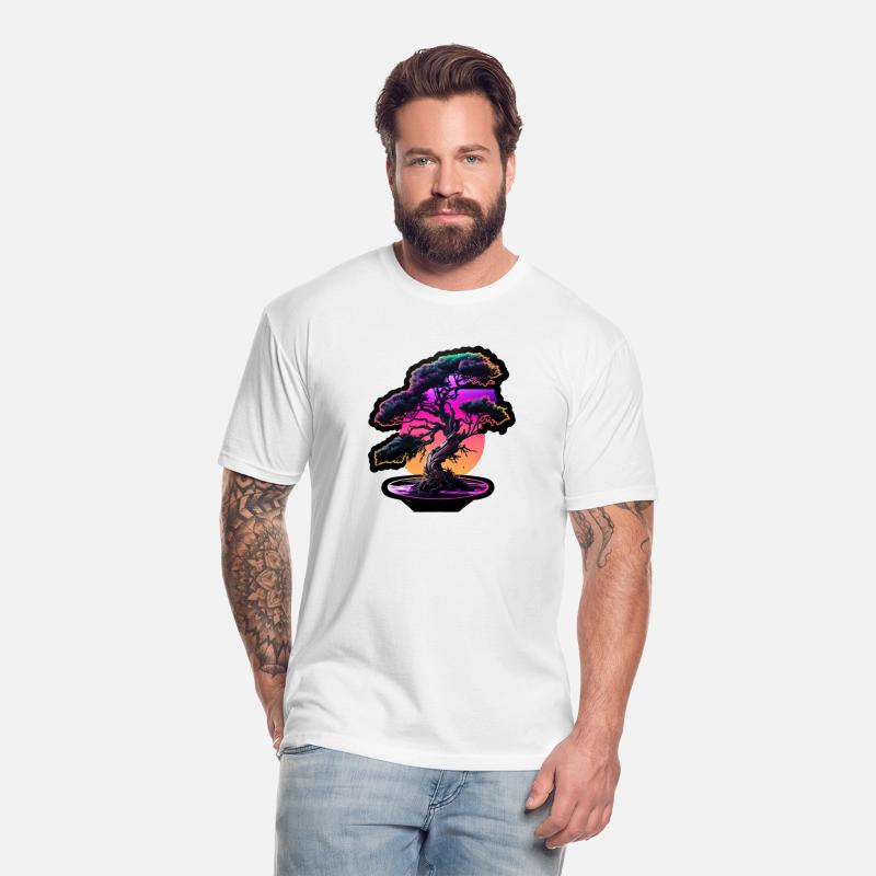 Synthwave Bonsai Tree