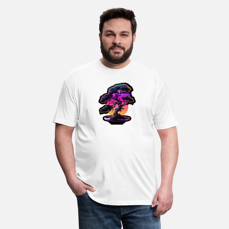 Synthwave Bonsai Tree