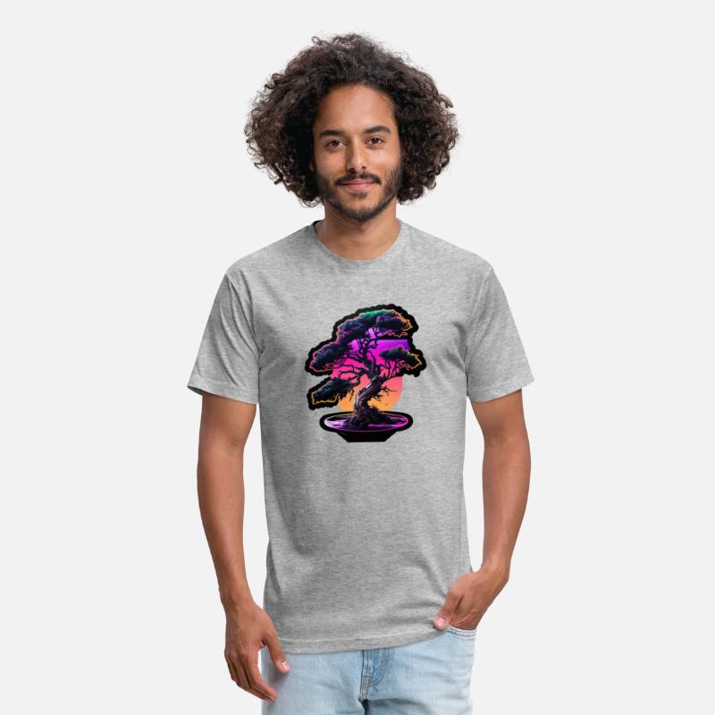 Synthwave Bonsai Tree