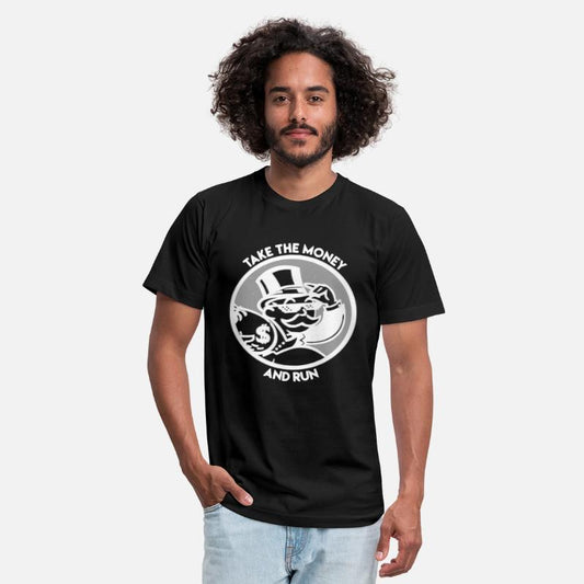 Take the Money and Run Sunglasses Mustache Gift