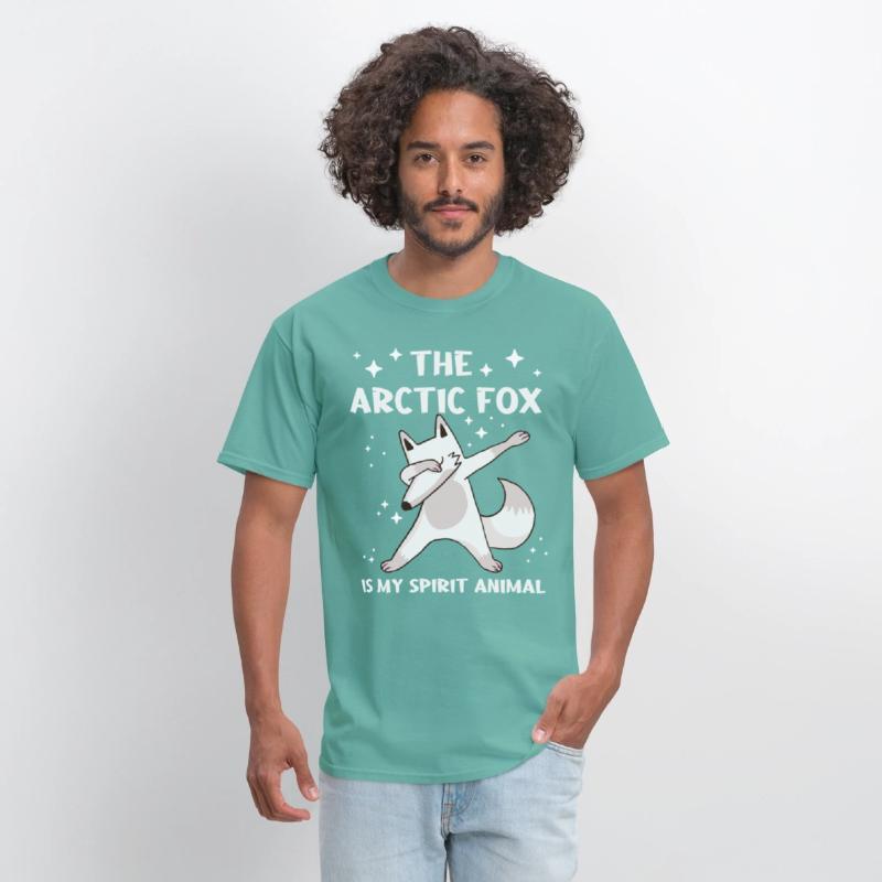 The arctic fox is my spirit animal snow foxes