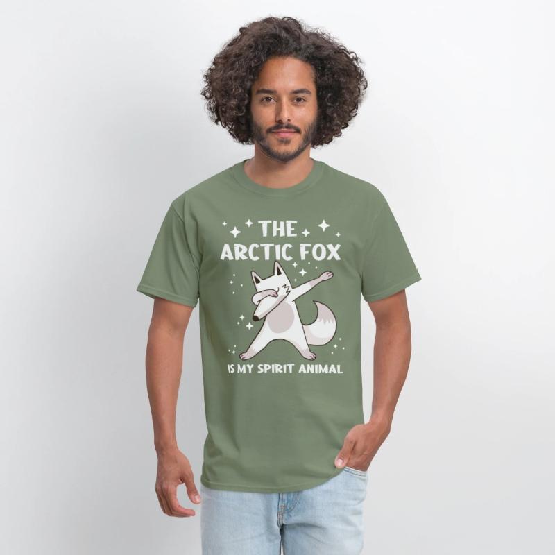 The arctic fox is my spirit animal snow foxes