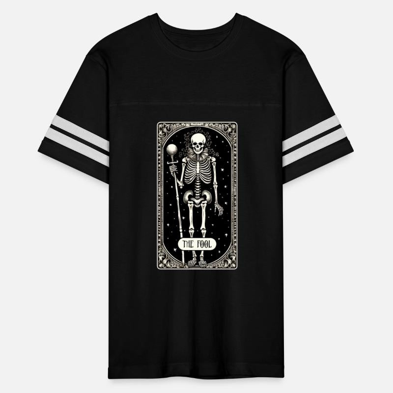 The Fool Skeleton Tarot Card