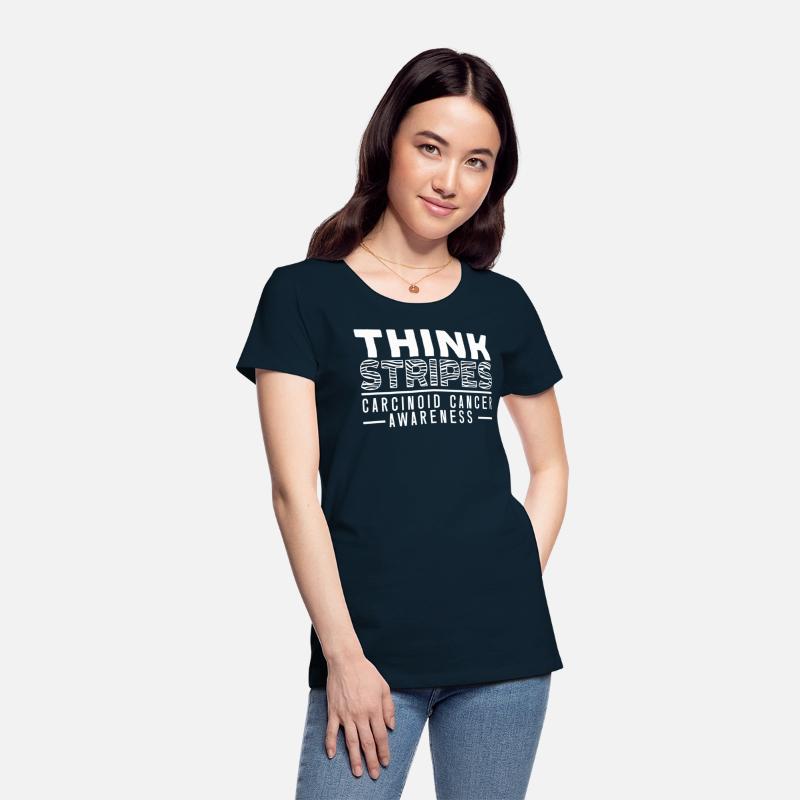 Think Stripes Zebra Strong Carcinoid Cancer