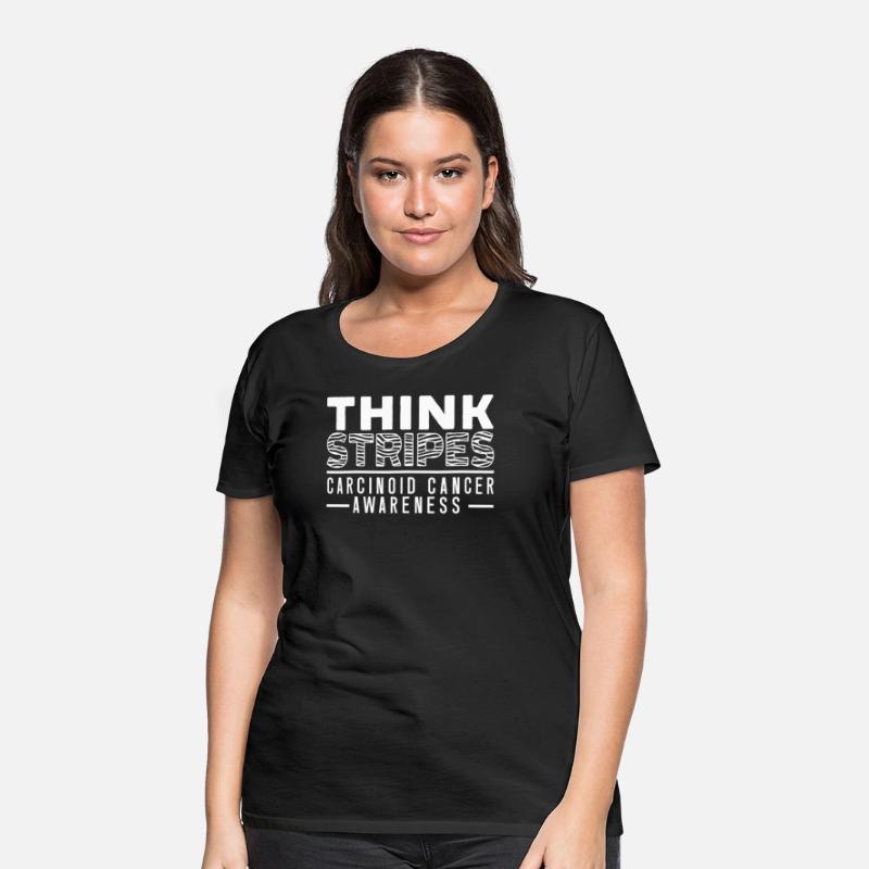 Think Stripes Zebra Strong Carcinoid Cancer