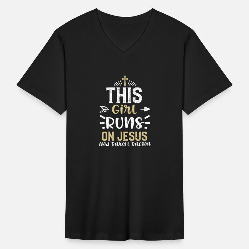 This Girl Runs On Jesus And Bare...