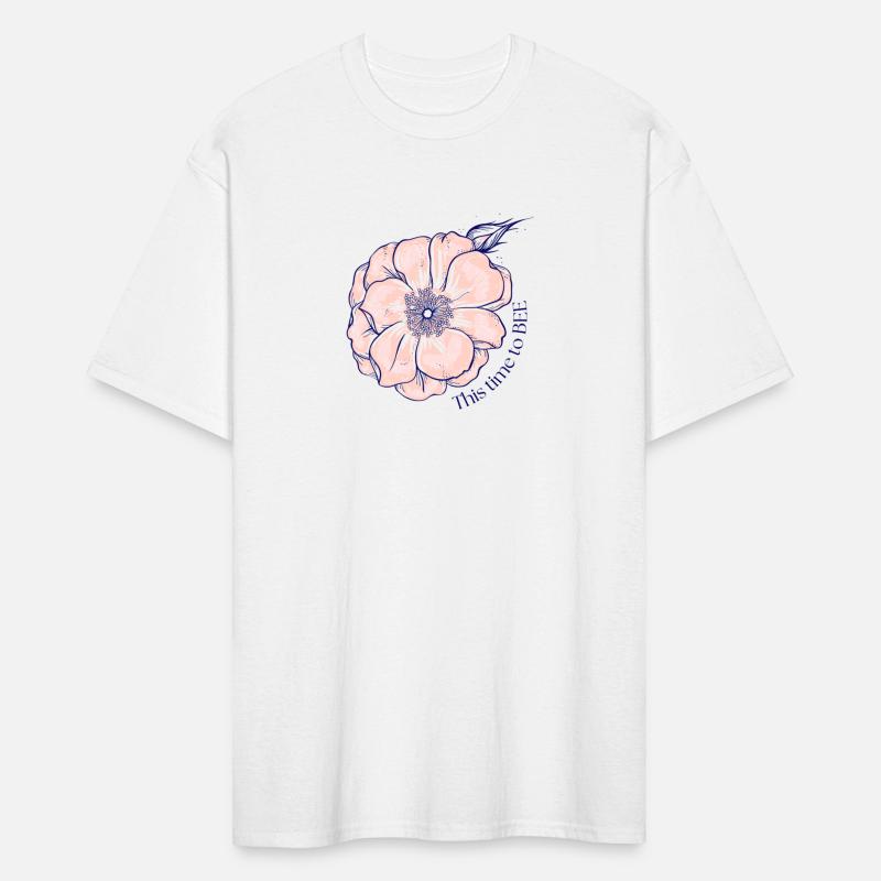 This time to bee flying flower to happiness