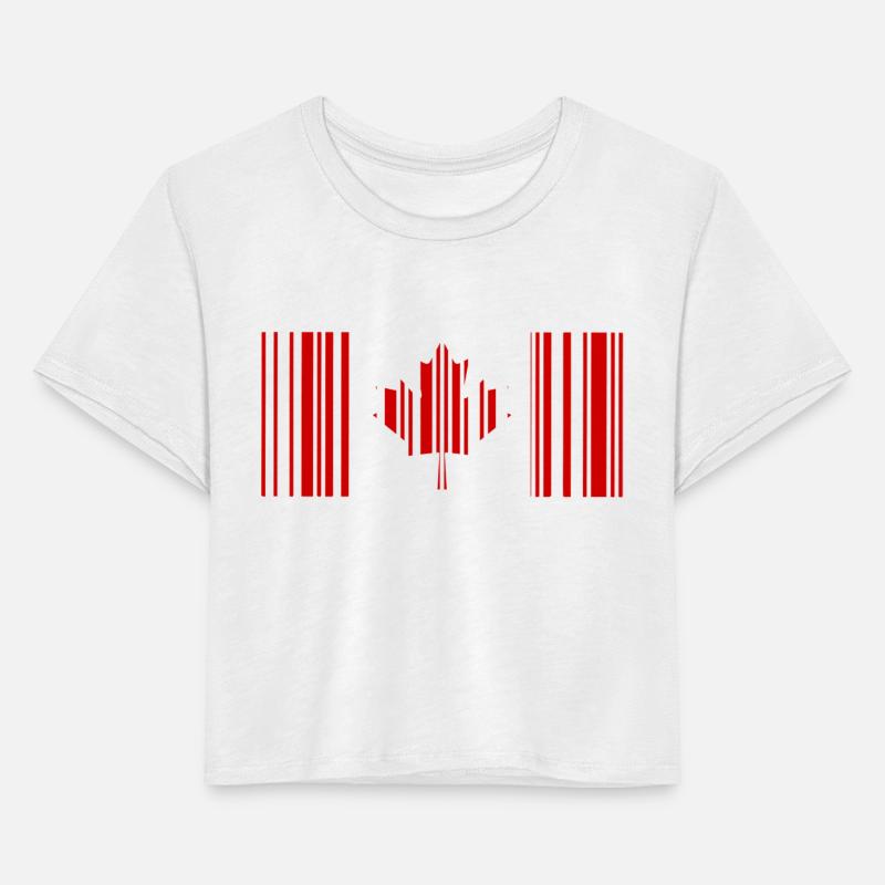 Toronto Barcode Canada Flag for Canadian People