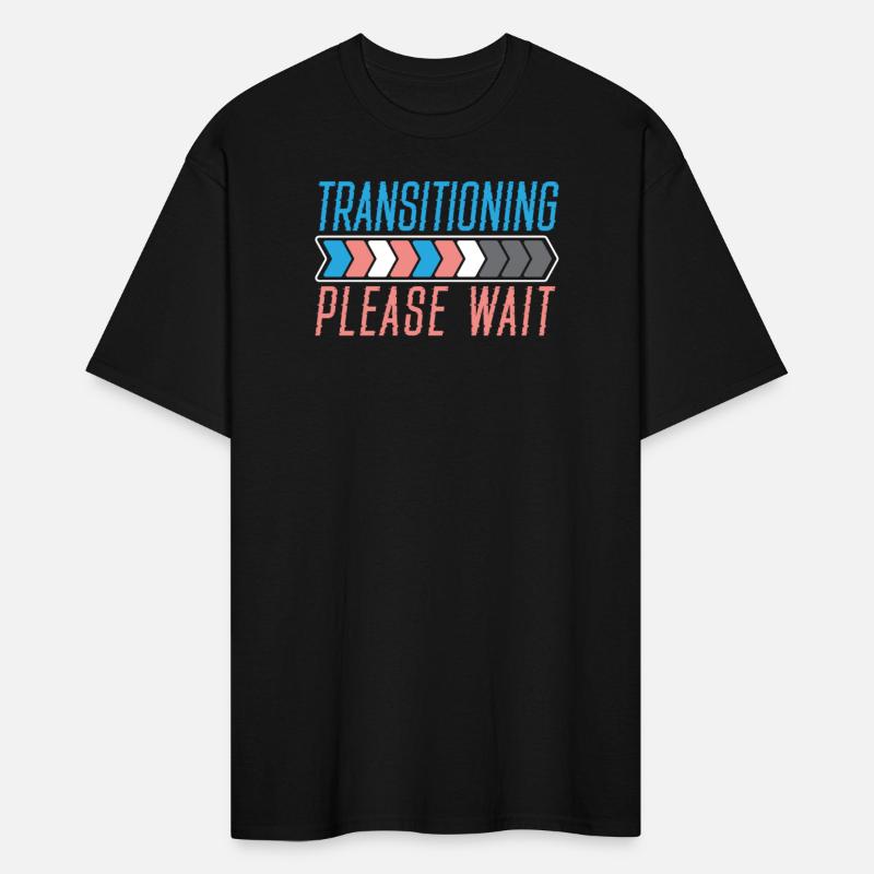 Transitioning Please Wait LGBTQ Pride Transgender