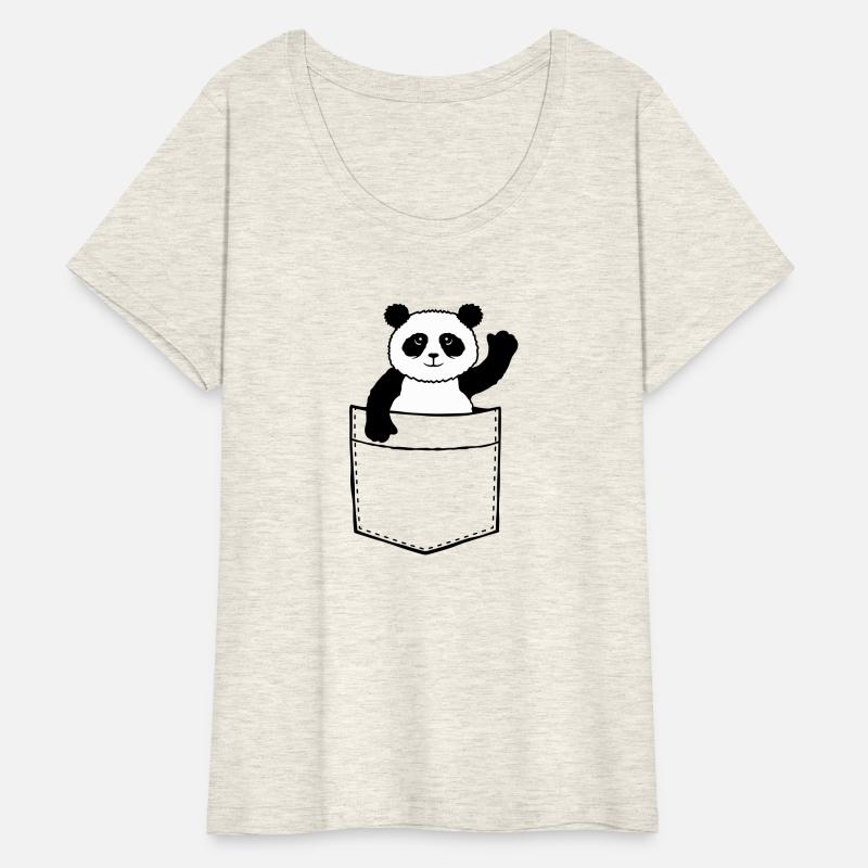 Travel Chest Bag Panda Bear Waving Friendly