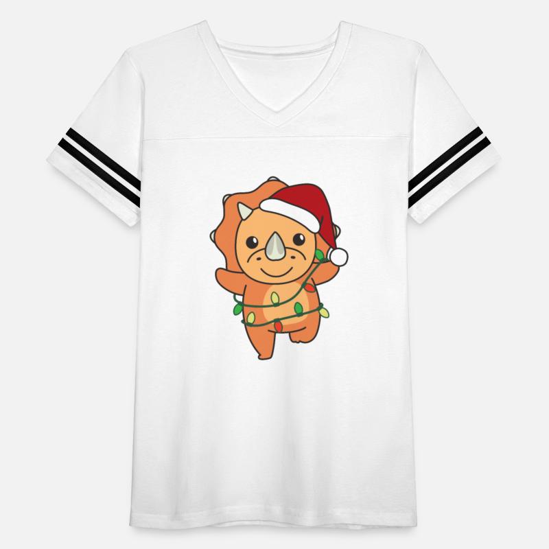 Triceratops Christmas Winter Animals Dinos