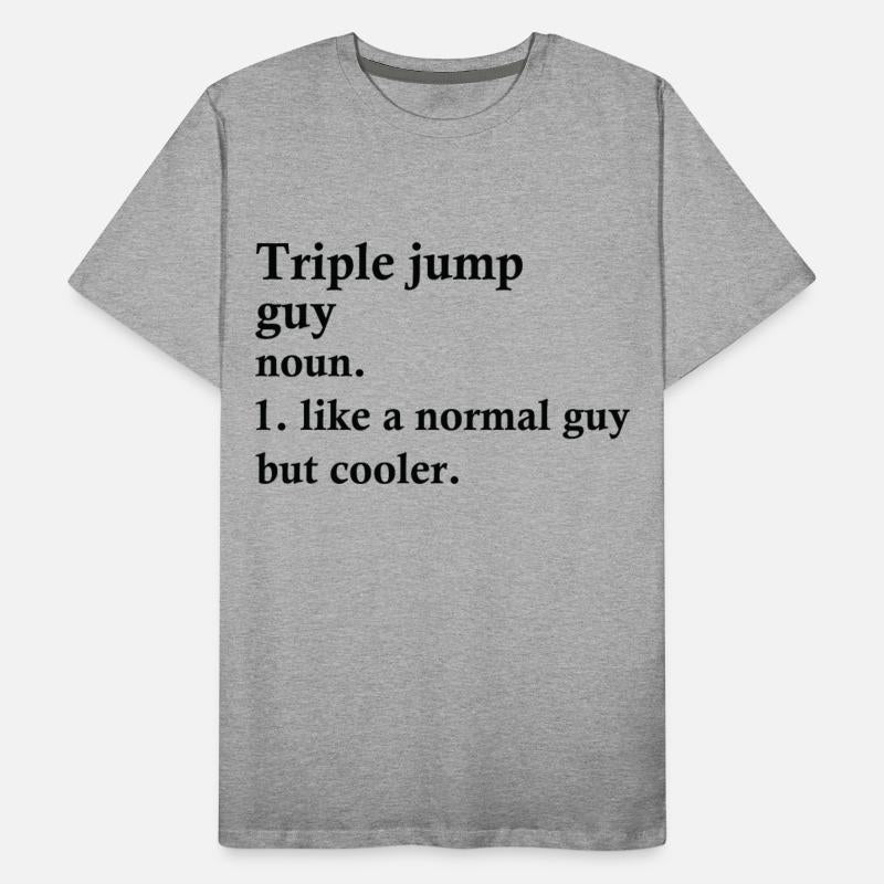 Triple Jump Guy Funny Athlete Definition