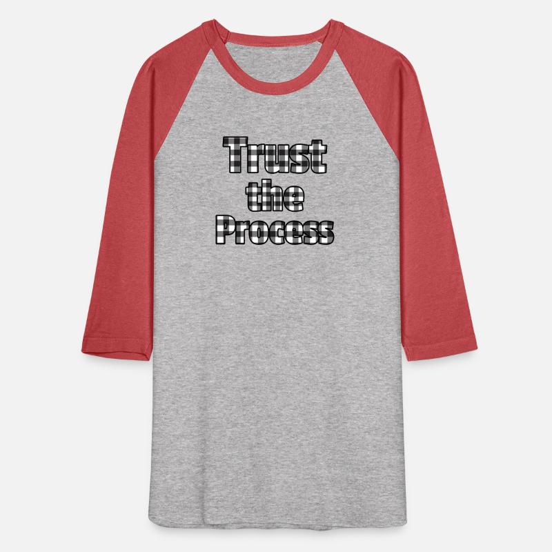 Trust the Process black plaid