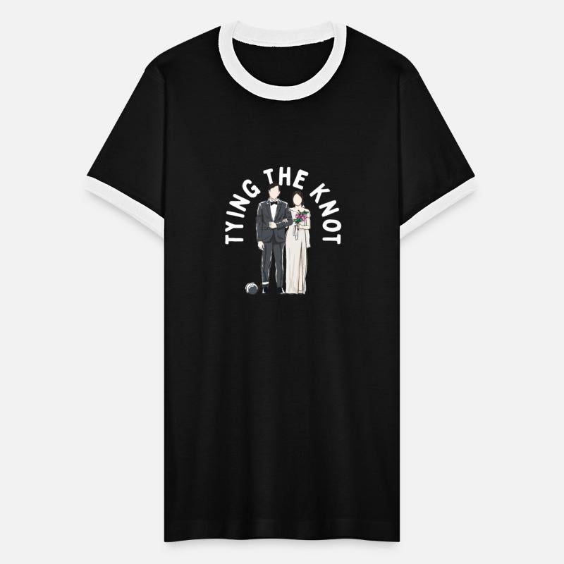 Tying the Knot Wedding Engagement Bride and Groom