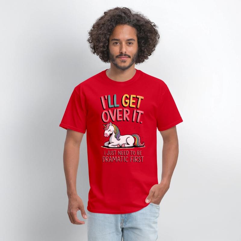 Unicorn Dramatic Funny Quote Rainbow Cute