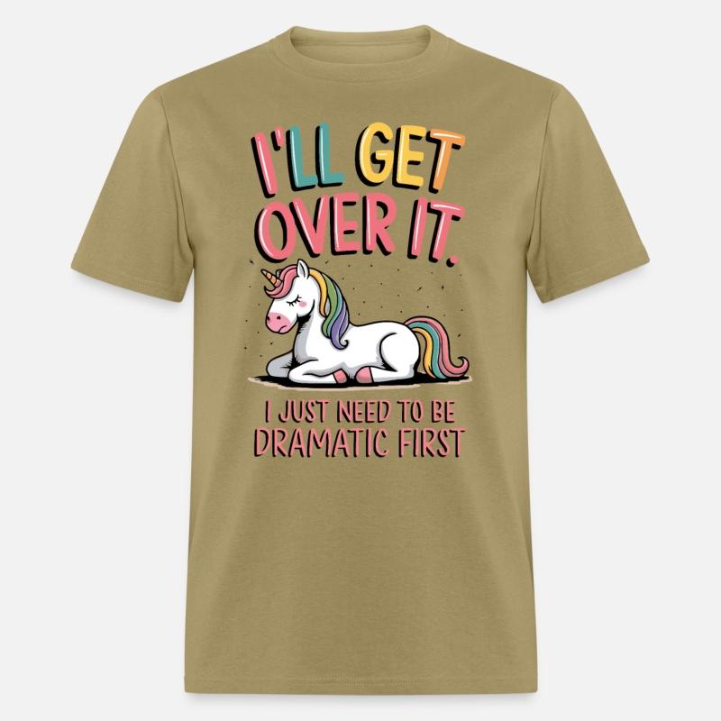 Unicorn Dramatic Funny Quote Rainbow Cute