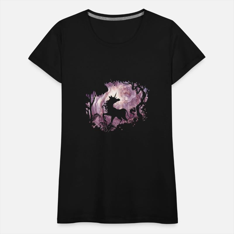 unicorn in magical forest