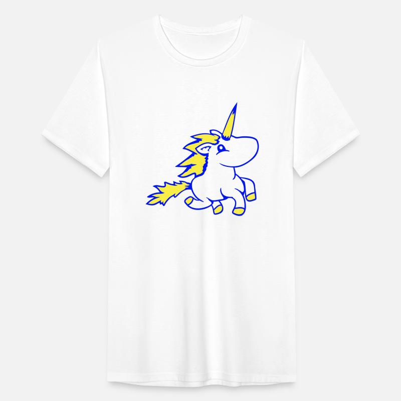 Unicorn rides fast gallop cute cartoon horse cool