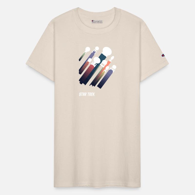 United Federation Pastel Rainbow Spaceships