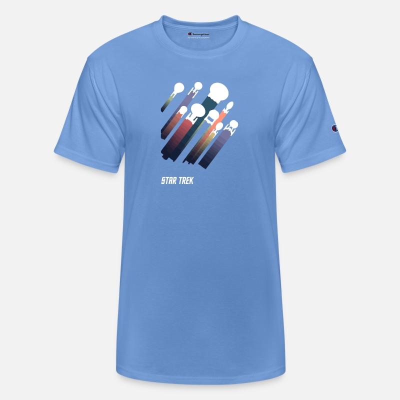 United Federation Pastel Rainbow Spaceships