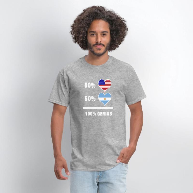 USA and Argentina genius flags design