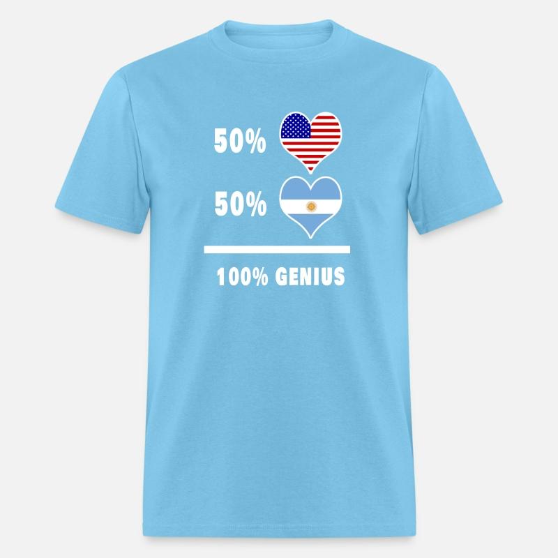 USA and Argentina genius flags design