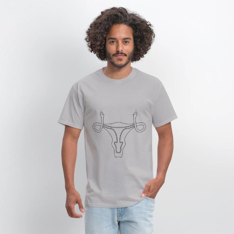Uterus Middle Finger Female Empowerment Pro Choice