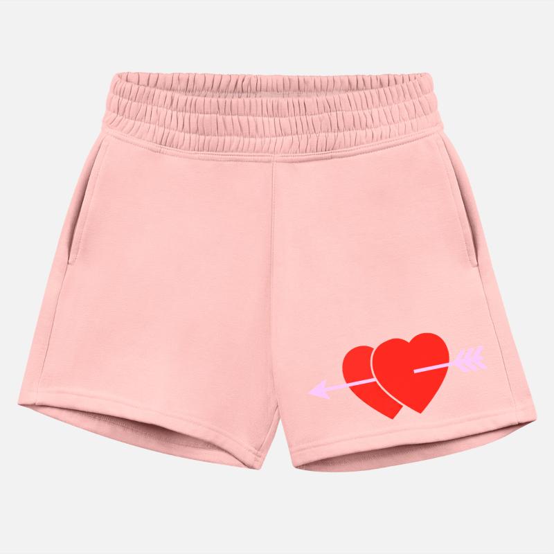 Valentine Heart with Arrow Illustration