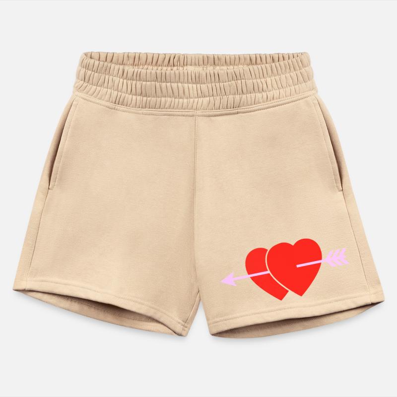 Valentine Heart with Arrow Illustration