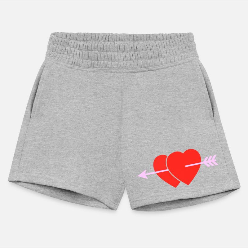 Valentine Heart with Arrow Illustration